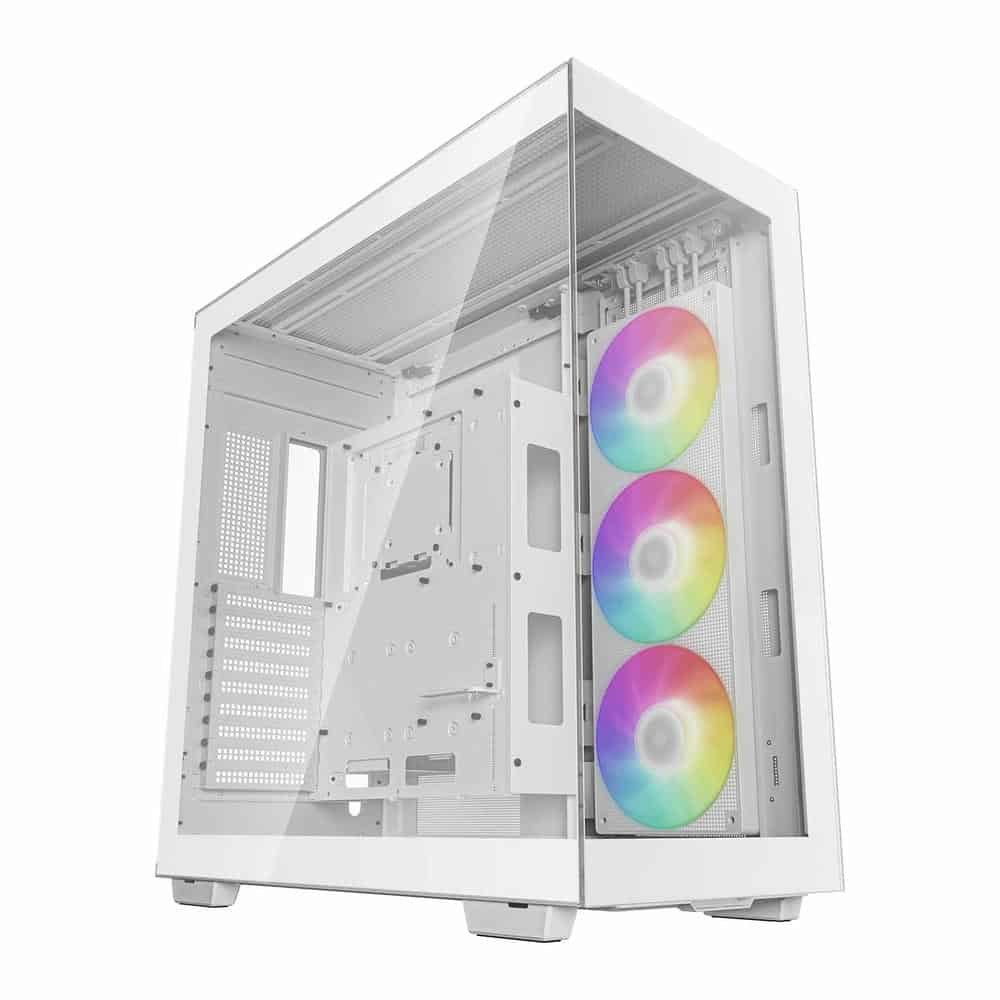 (image for) DeepCool CH780 Tempered Glass White Panoramic Gaming Case